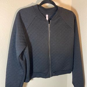 Lightweight black jacket.